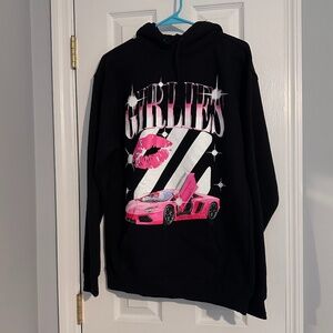 Larray Girlies Merch - Black Hoodie - Size M